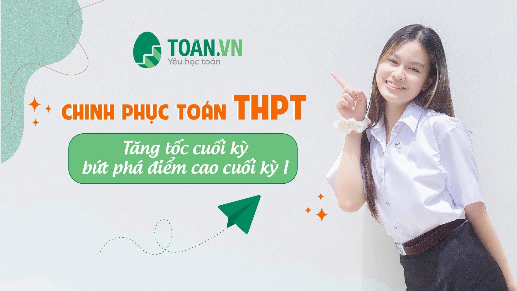 Toanvn - Trung tâm đào tạo toán cho học sinh trên toàn quốc